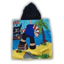 Poncho infantil microfibra c/ botones