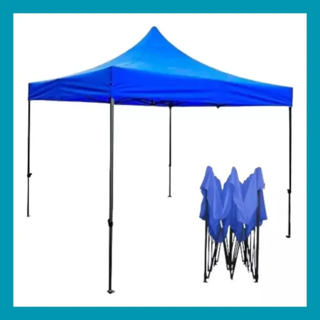 Gazebo de acero 3x3mts Azul