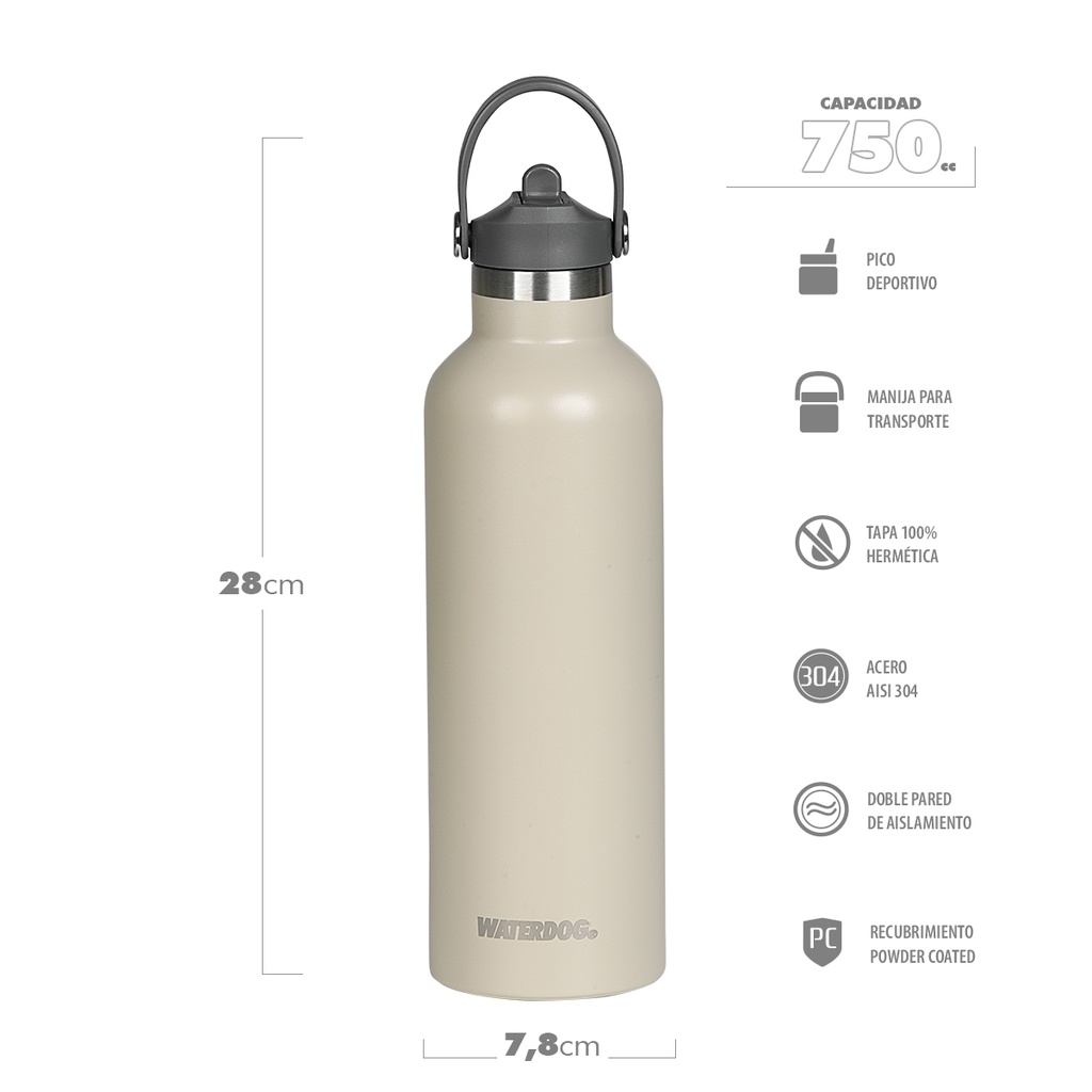 Botella Waterdog Hydro 750