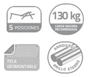 260 Alumel zaca alta 5 pos pulida coversol