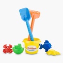 408 Chichess Balde, pala rastrillo gr, 4 moldes