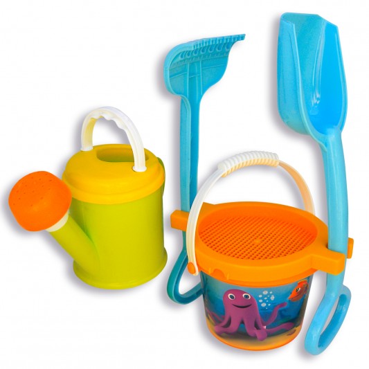 560 Duravit Balde, pala y rastrillo med, colador, regadera