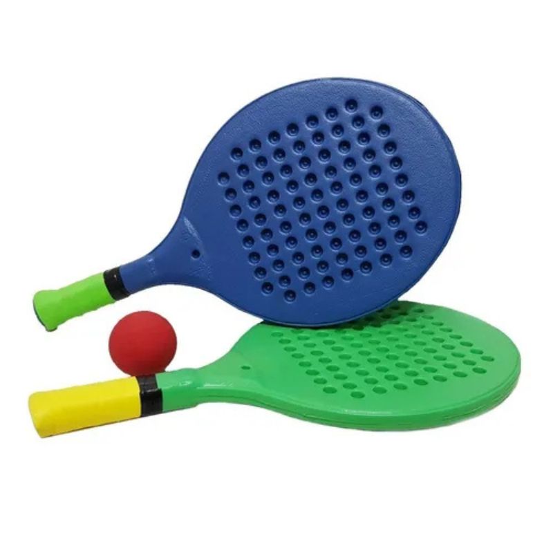 Paletas plasticas Kaprelian c/ pelota