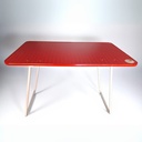 Mesa fórmica y caño 100x60 Aruba 203