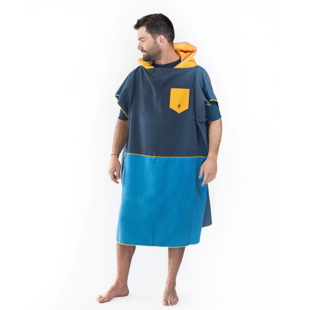 Poncho toalla secado rapido Origami