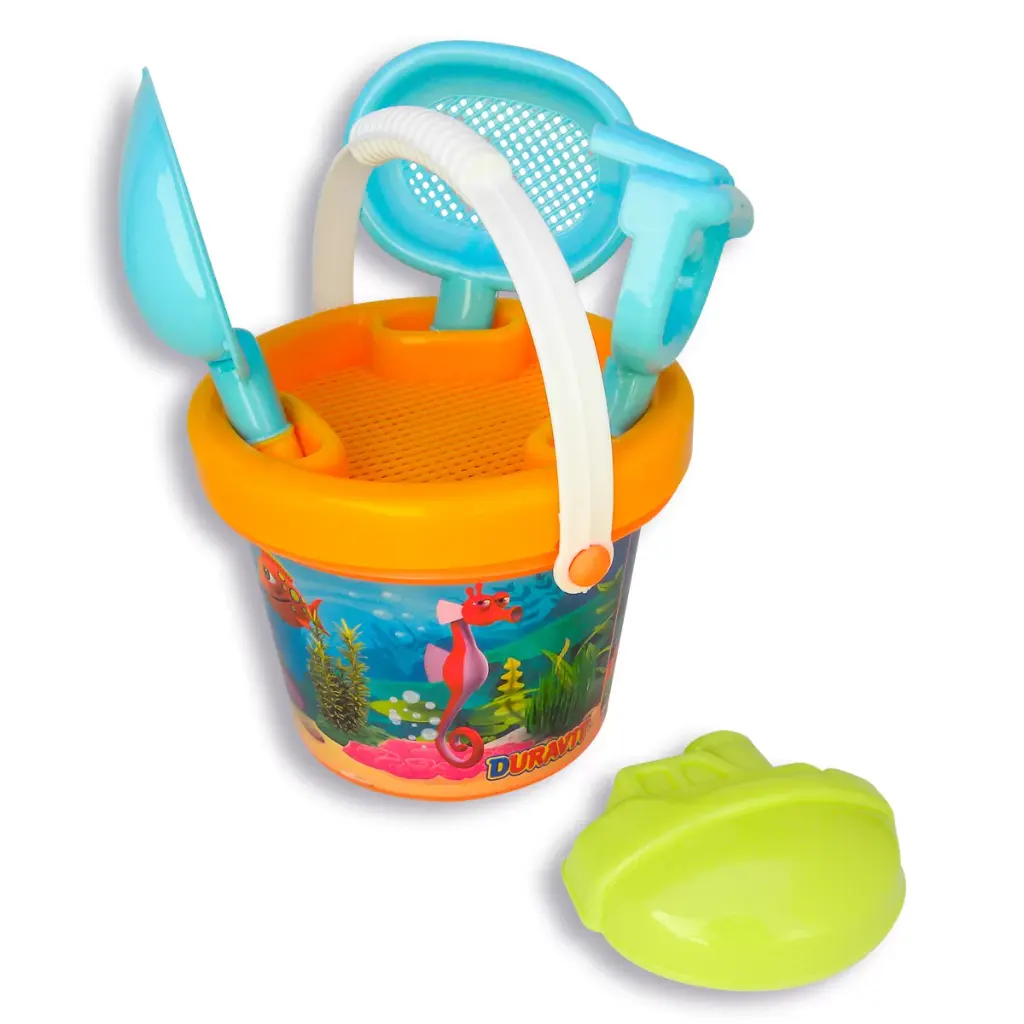 533 Duravit Balde, pala, rastrillo, colador, 1 molde