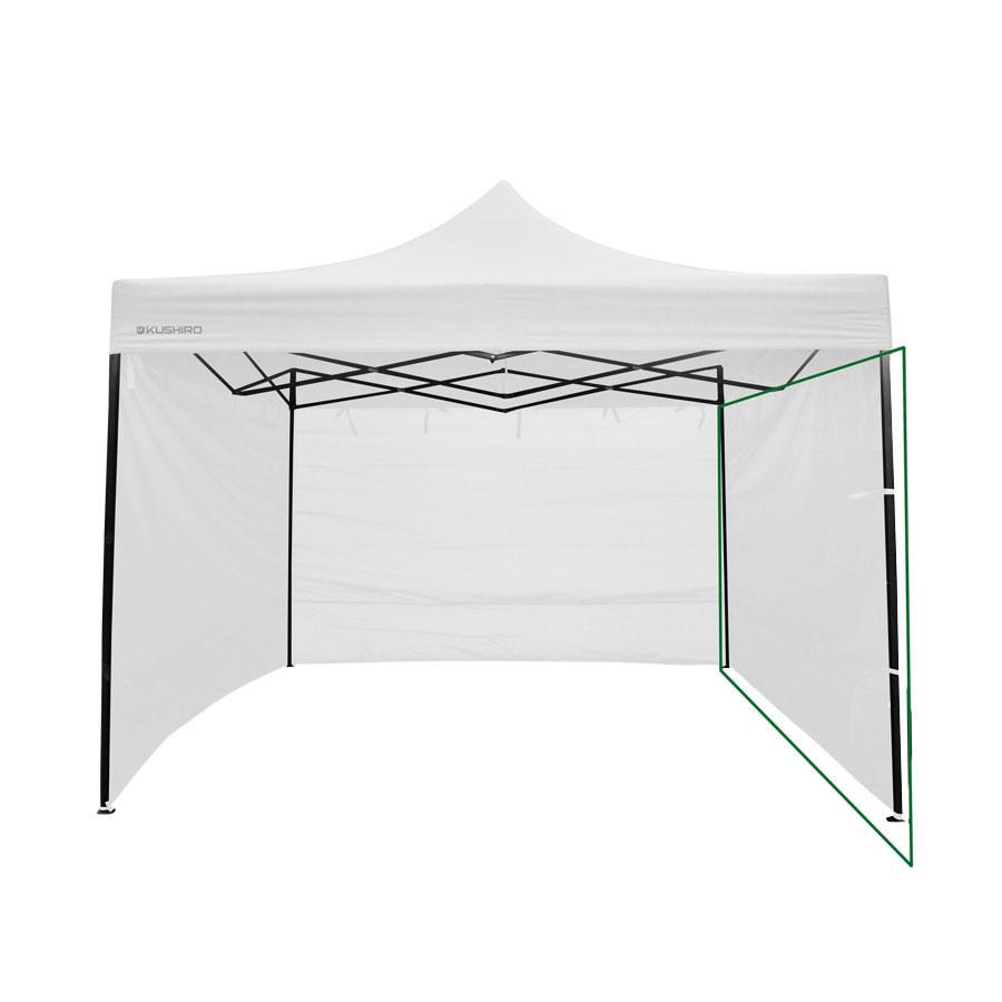 Pared de tela oxford Gazebo 3m Blanco