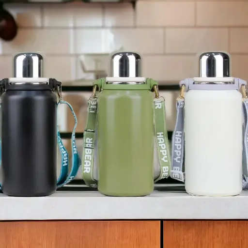 Termo acero 1200ml con correa 50289