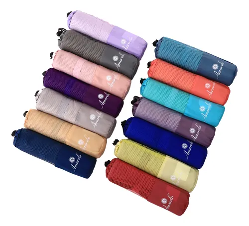 Toallon Secado Rapido Liso Amarelo