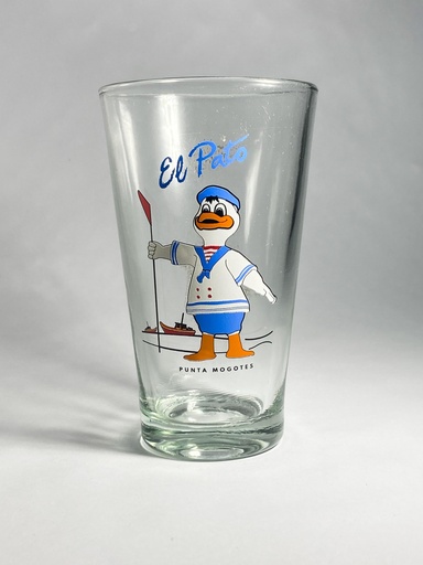 Vaso vidrio El Pato